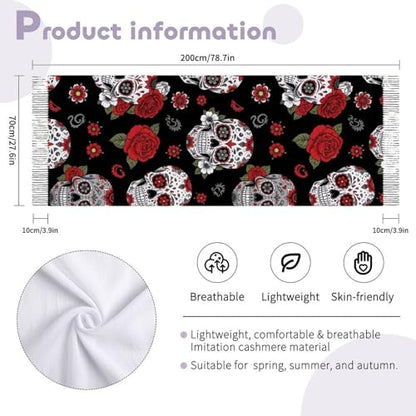 Big Oversized Long Scarves Pashmina Shawl Wrap Women gifts - color: Picture (643)