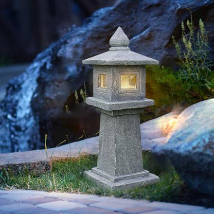 Solar-Powered Pagoda Lamp - style: Pagoda01