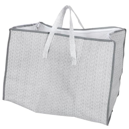 Mobestech Multi Functional Storage Bag for Home Large Non Woven Organizer for Clothes Quilts and Pillows Versatile Folding Design for Closet Travel Luggage Pouch