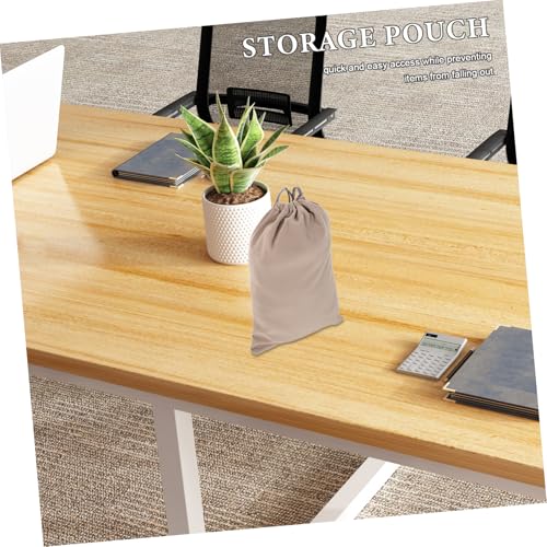 Vacuum Cleaner Storage Bag Shoe Bags for Storage Drawstring Bag Cloth Bags Storage for Purses Drawstring Storage Bag Stuff Bags Shoe Storage Bag Bags for Shoes Beige Flocking Cloth