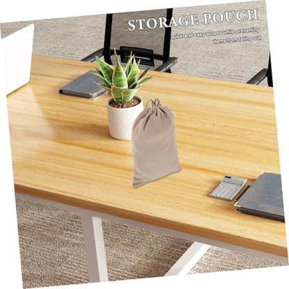 Vacuum Cleaner Storage Bag Shoe Bags for Storage Drawstring Bag Cloth Bags Storage for Purses Drawstring Storage Bag Stuff Bags Shoe Storage Bag Bags for Shoes Beige Flocking Cloth