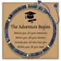 Thank You Gifts for Women: Teacher Appreciation Office Gifts for Coworkers Employee Boss Lady Manager Colleague Natural Stone Bracelet - color: LAZHULI-Begin