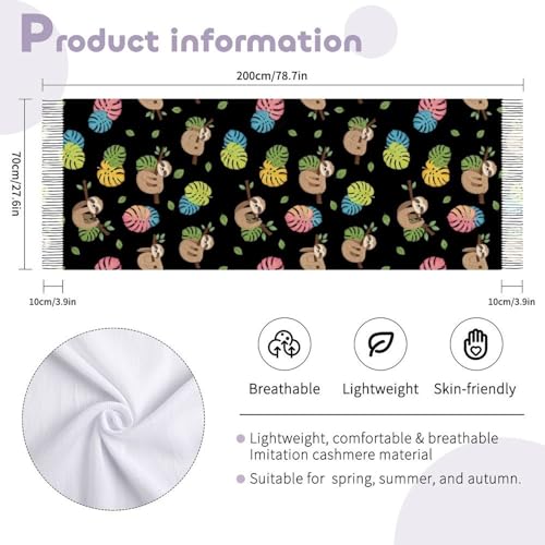 Ladies Warm Autumn Scarf Pashmina Wraps Shawl Winter Cozy - color: Picture (370)