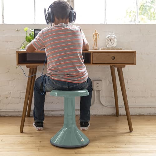 ECR4Kids ACE Active Core Engagement Wobble Stool, 18-Inch Seat Height, Flexible Seating, Seafoam