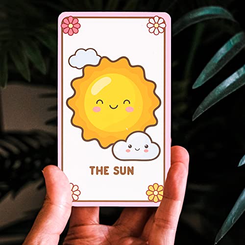 Cute Kawaii Tarot Cards for Beginners - Anime Magic Oracle Deck for Teens - color: Anime