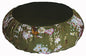 Meditation Cushion Zafu Pillow Japanese Kimono Silk Camilia & Sakura - color: Camilia & Sakura