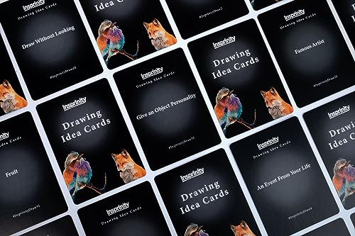 Creative Drawing Idea Cards - Set of 72 Unique Art Prompts