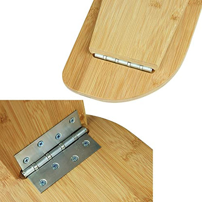 Meditation Bench, Bamboo, Foldable & Ergonomic Meditation Stool, Comfortable for Kneeling or Sitting, 20x7.5x7.3inch