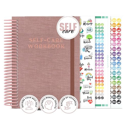 Self Care Journal – Guided Daily Reflection Notebook to Support Mental & Physical Health Habits – Self Love Manifestation & Affirmations Planner - Personal Growth Goals Happiness 2026