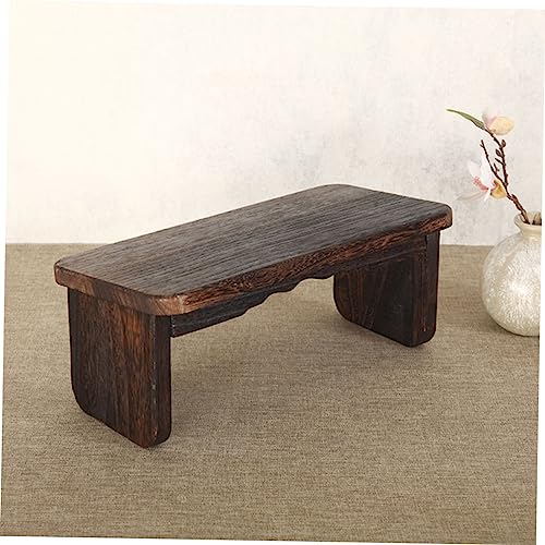 YARNOW Wooden Meditation Chair Zen Kneel Sit Stool Small Stool for Home Kneel Pad Suitable for Buddhist Practice