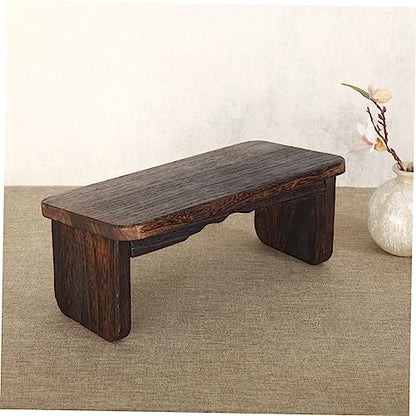 YARNOW Wooden Meditation Chair Zen Kneel Sit Stool Small Stool for Home Kneel Pad Suitable for Buddhist Practice