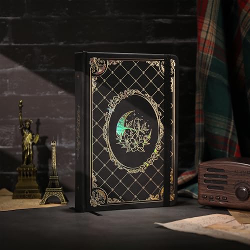 MGGAO Lined Journal Notebook for Women Men, 320 Numbered Pages 100 GSM Thick Paper, A5 Hardcover Journals for Writing, College Ruled Notebook, for School, Travel, Work