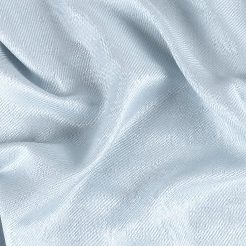 TZ Promise Women Pashmina Shawls and Wraps for Evening Dresses,Soft Large Long Scarf for Wedding,Bride Bridesmaid Gifts - color: Baby Blue