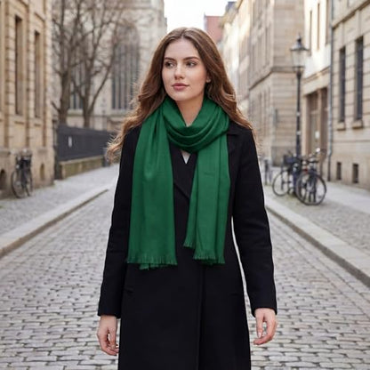 Pashmina shawls and wraps for Evening Dresses Scarf for Women Winter Shawl Wraps for Women Weedings - color: Green-2