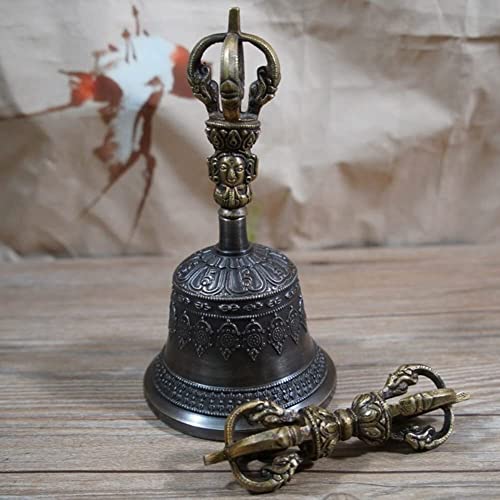 Hand Bell,Buddhist Meditation Bell Handmade Bronze Bell, Meditation Bell For Sound Healing And Yoga