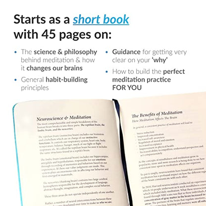 The Meditation Sidekick Journal - Meditation Books Meets Guided Journal! This Mindfulness Journal Helps You Meditate Effectively! Meditation Journal. Habit Journal Meditation for Beginners.