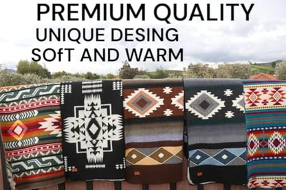 AHUAY Premium Hypoallergenic Alpaca Wool Blanket – Reversible 2-in-1 Andean Geometric Throw, Ultra Soft Warm Lightweight, Handmade in Ecuador (Imbabura Black and White, King) - color: Imbabura Black and White, size: King (100" x 83")