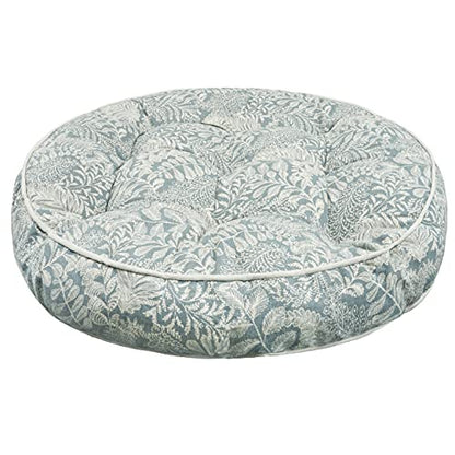 SRHWBF Meditation Cushion 23inch Round Floor Pillow Large Floor Cushion Yoga Cushion Cotton Linen Cushion for Indoors and Outdoors Terrace