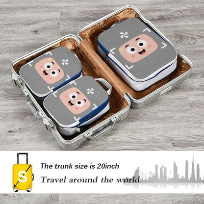 With Zipper 3 Set Packing Travel Bags Polyester Storage Bags for Travel, Photography Enthusiasm Look (3 Set) - color: Photography Enthusiasm Look