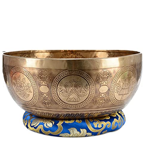 Copper Bowl Tibetan Singing Bowls Meditation Sound Bowl Handmade Bowl Sound Bowl Yoga Healing Copper Bowl Meditation Bowl Ornaments Bowl,B - color: B