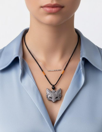 Crystal Pendant Necklaces Healing love Women's Men's choker Obsidian Tiger eye White Crystal Black Gold waterproof dainty Charm stackable statement Cute Stone necklace Unisex - style: Crystal pendant FoxMask