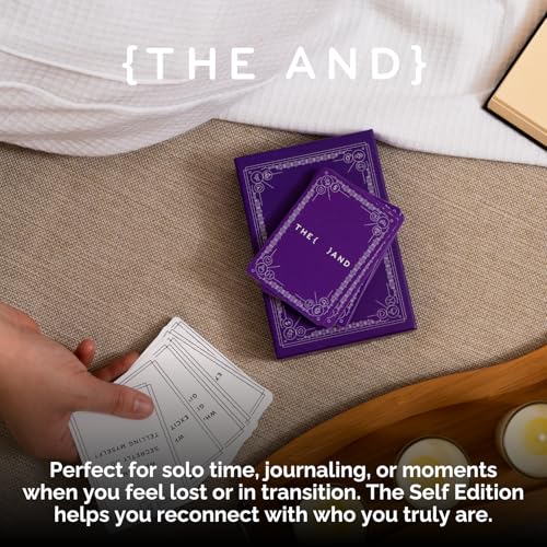 {THE AND} Self Love Edition - 199 Self Reflection Cards to Improve Self Awareness - Self Care Question Card Deck to Prompt Mindfulness & Meditation - Explore Identity for Women & Men By The Skin Deep