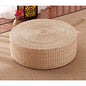 HUAWELL Japanese Style Handcrafted Eco-Friendly Breathable Padded Knitted Straw Flat Seat Cushion, Hand Woven Tatami Cushion Best for Zen, Yoga Practice or Buddha Meditation (19.7) - size: 19.7