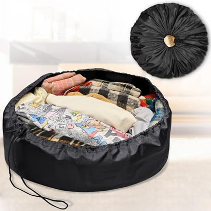 Quilt Storage Bag Large Multipurpose Storage Bag Space Saving Travel Laundry Bag Drawstring Waterproof Shoulder Duffle for Camping Outdoor Travel Home