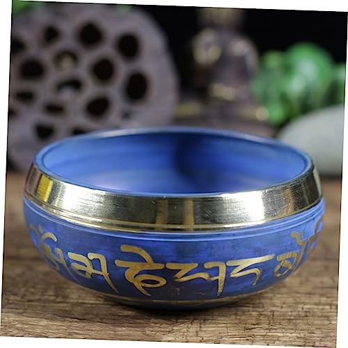 Handmade Tibetan Singing Bowl Set for Meditation and Yoga Copper Sound Bowl with Random Patterns for Mindfulness and Chakra Healing