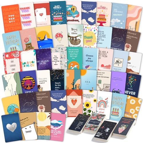 Mr. Pen- Encouragement Cards, 100 pcs, Inspirational Cards, Motivational Cards, Inspirational Note Cards, Motivational Quote Cards, Kindness Cards, Inspirational Quote Cards Bulk - color: Retro Rainbow