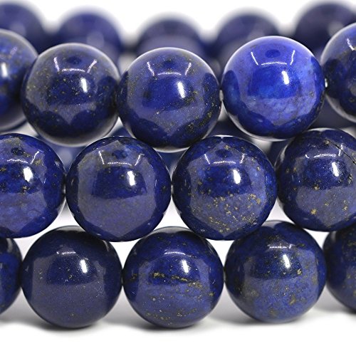 Justinstones Gemstone Crystals Chakra Beads Bracelet Crystal Healing 10mm Round Stretchable Bracelet for Her Gift - color: Lapis