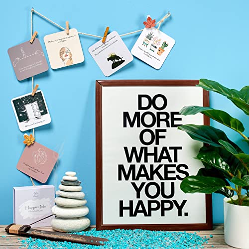 Ariond Positive Affirmation Cards for Women | Happier Me Inspirational Deck For Meditation & Gratitude | Daily Motivational & Mindful Prompts | Intentional Gift For Yoga and Spirituality