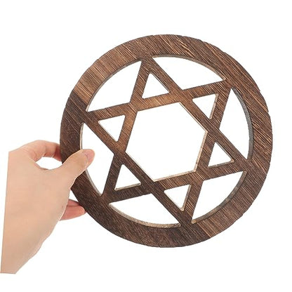 OSALADI Wooden Altar Wall Decor Ornament for Witch Rituals Rustic Home Decoration for Entryways Living Rooms and Ceremonies Versatile Altar Art