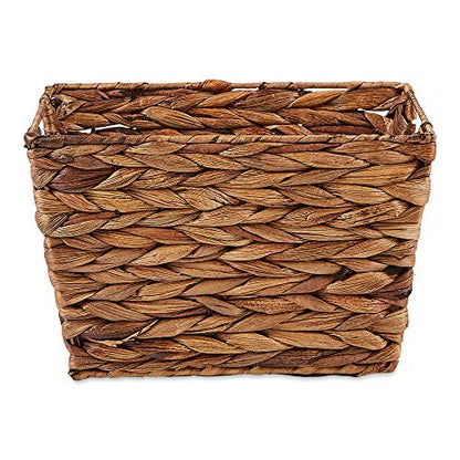 DII Hyacinth Collection Storage Baskets, Dark Brown, Medium Set, 2 Piece - color: Dark Brown, size: Medium Set, Single Size