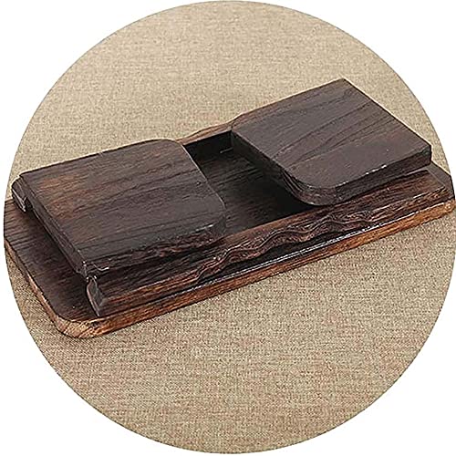 Meditation Bench, Foldable Meditation Bench, Solid Wood Yoga Stool, Oblique Leg Meditation Stool/Strong Load-Bearing/Carrying Belt/Relieving Fatigue/A / 40 * 19.5 * 16cm