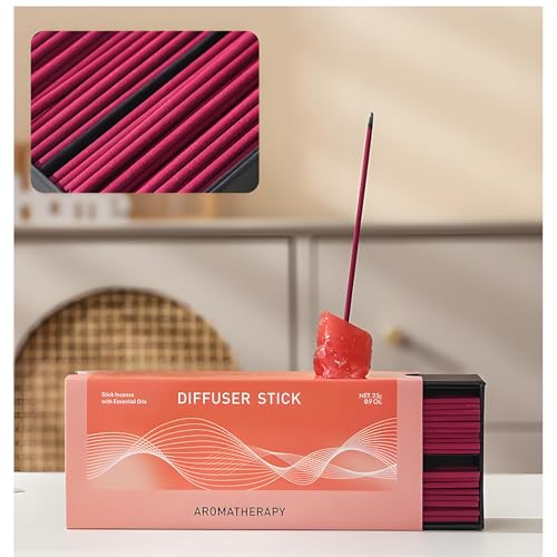 Attract Love & Nurture Self | Incense Sticks Crystal Holder Kit | Rose Quartz Gem Stones with 80 Natural Sticks Palo Santo Incense-Stick | Home,Healing,Reiki,Meditation,Yoga & Relaxation - style: Love/Confidence