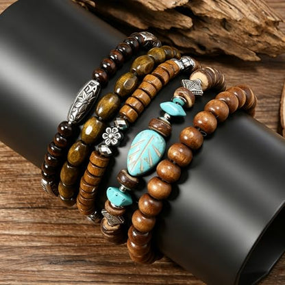 Gothic Bracelet Adjustable Punk Braided Leather Multilayer Grunge Set Bracelets Emo Metal Cuff Wrap Bangles Meaningful Gift - color: J-BZ-62
