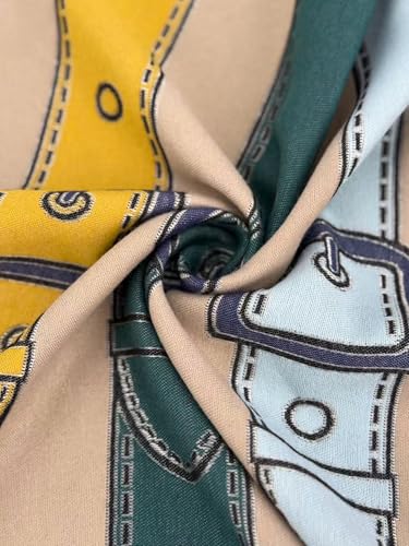 Women's Reversible Pashmina Shawl Wrap for Women Big Scarf Holiday Gifts - color: Biscuit-green-teal