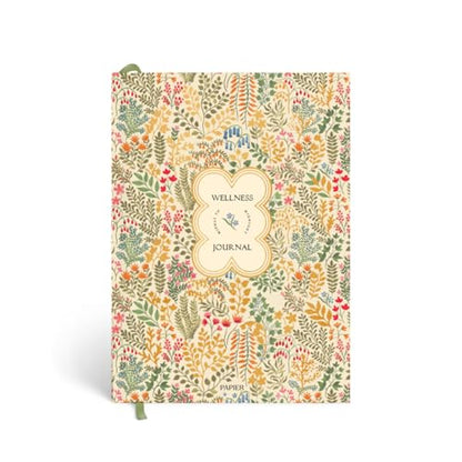 Papier Fairy Flies 12 Week Wellness Journal - Floral Hardback | Log Intentions Sleep & Energy, Morning & Evening | Weekly & Monthly CheckIn | Undated Planner | Reflection, Mindfulness | Self Care Gift