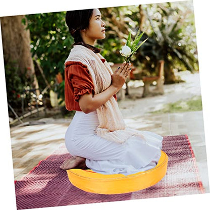 1set Meditation Cushion Seat Mat Thick Kneeling Pad for Zen Practice Comfortable Floor Cushion for Home Use for Meditation and Relaxation Activities