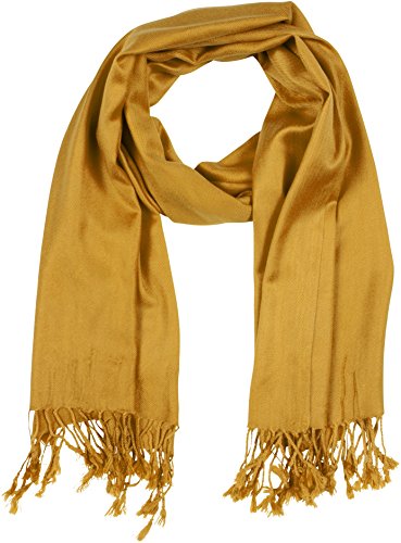 Sakkas 78" X 28" Rayon from Bamboo Soft Solid Pashmina Feel Shawl/Wrap/Stole - color: Army Green