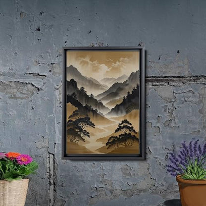 Japanese Wall Art, Minimalist Wall Art, Neutral Abstract Art, Modern Minimalist, Zen Wall Art, Zen Printed Wall Art, Japanese Art Print, Canvas, Print