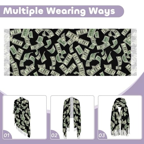 Big Oversized Long Scarves Pashmina Shawl Wrap Women gifts - color: Picture (655)