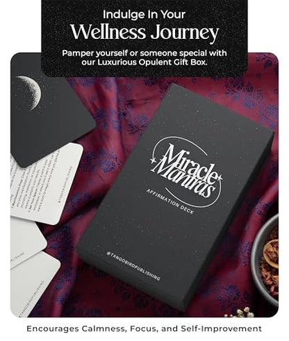 Tangobird Affirmation Cards For Women Miracle Mantras Positive Affirmartions cards 60 Daily affirmations for women for Self-Care, Love and Wealth -Gifts for women.