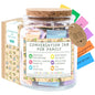 Family Conversation Cards in Jar, 150 Fun & Deep Conversation Starter Cards for Kids, Teens, Adults -Disconnect from Screens & Bond with Loved Ones- Question Games,Road Trip, Dinner Table Topics - style: Conversation Jar for Family