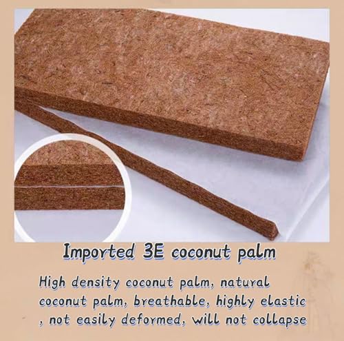 Meditation Mats,Meditation Meditation Mats, Futons, Household Folding, Thickened Fabrics, Coconut Palm, Kneeling Mats(Size:24x24inch,Color:Light brown1) - color: Light Brown1, size: 24x24inch