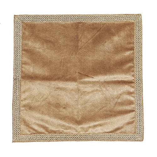 Indian Consigners Small Solid Color Velvet Cloth for Multipurpose Use (Mouse) - color: Mouse