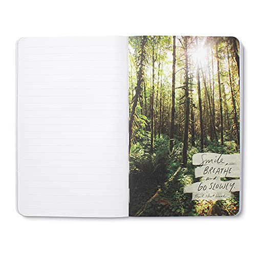 Compendium Softcover Journal - Taste the beauty of the wild. – A Write Now Journal with 128 Lined Pages, 5″W x 8″H - color: Wild Ocean Blue