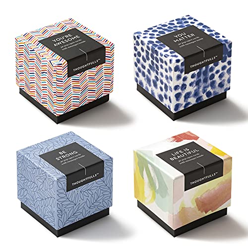 Compendium ThoughtFulls Pop-Open Cards — 4-Pack of You're Awesome, You Matter, Be Strong, Life Is Beautiful — 120 Pop-Open Cards, Each with a Different Message Inside - color: Awesome, Matter, Strong, Life is Beautiful