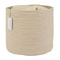 XUANGUO Cotton Rope Basket For Girls Boys Kids 16”X14” Baby Laundry Basket Nursery Bin Round Woven Baskets Organizer For Storage Toys Blankets Shoes Clothes oatmeal